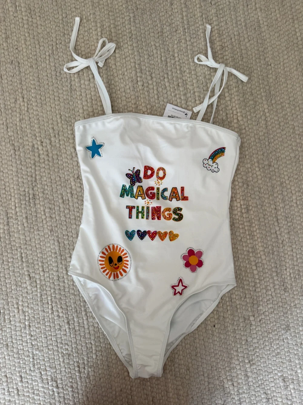 Lola & The Boys Do Magical Things White Girls' One-Piece Swimsuit